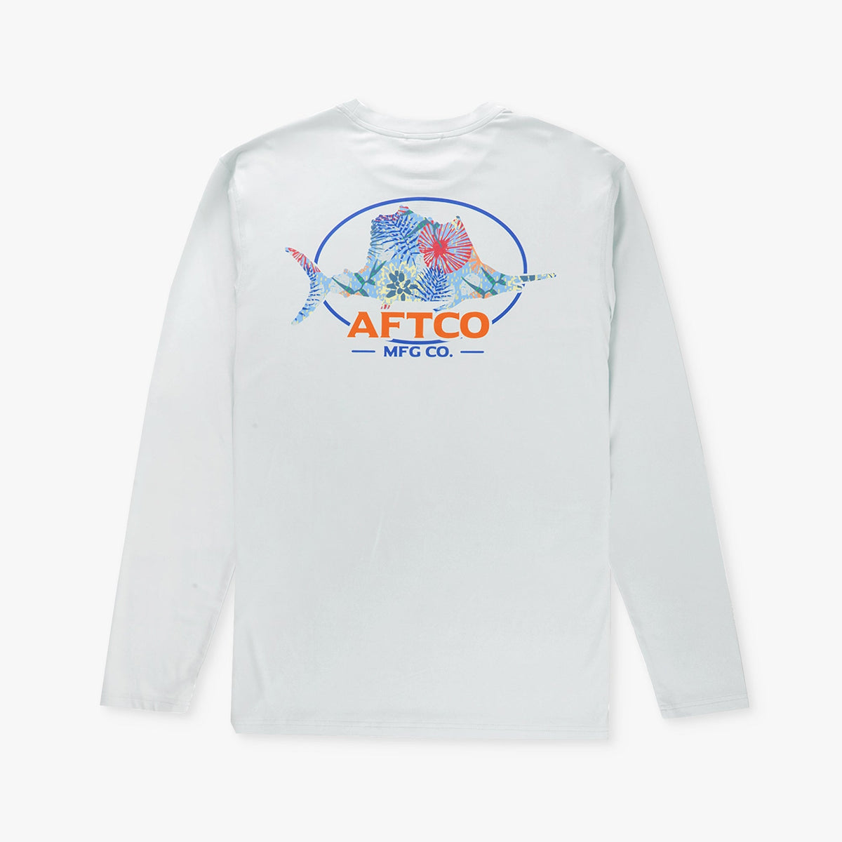 Mens AFTCO Summertime UVX LS Sun Protection Fishing Shirt