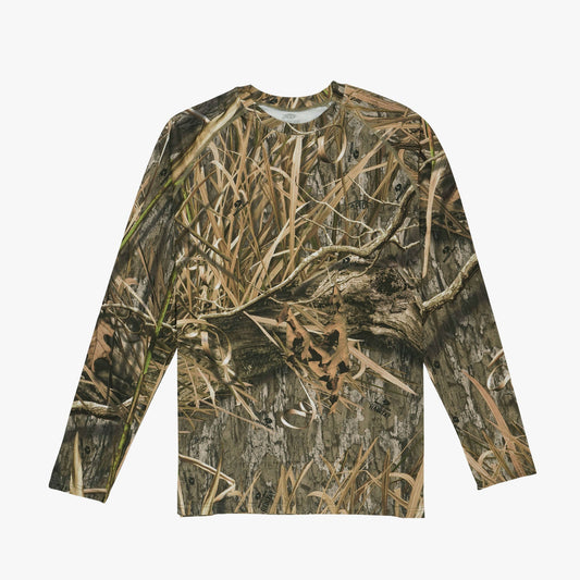 Mens AFTCO Mossy Oak® Camo LS Performance Shirt