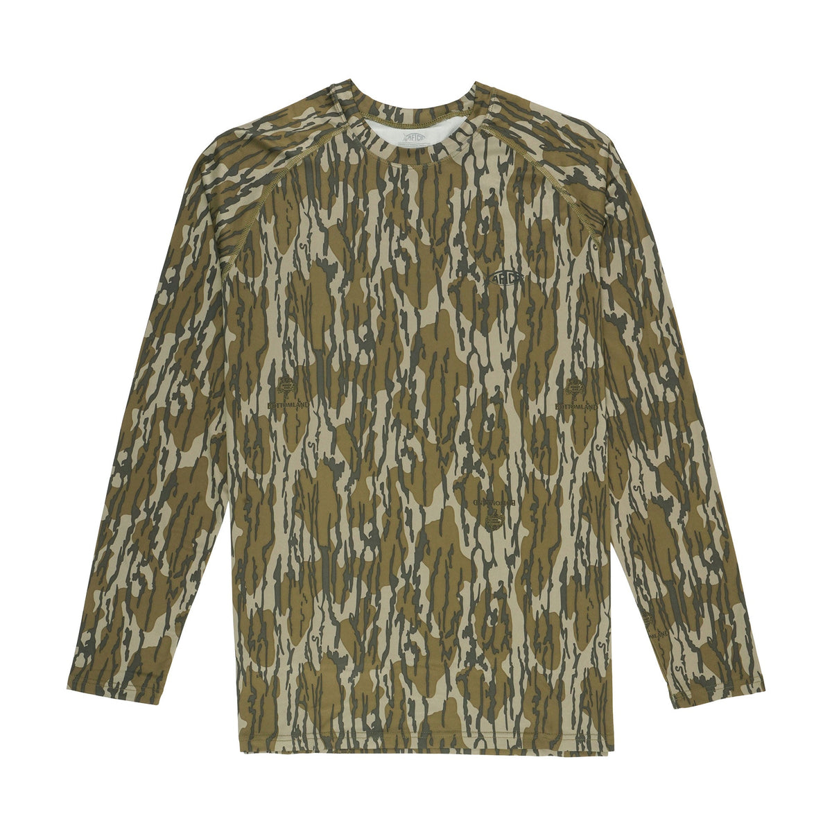 Mens AFTCO Mossy Oak® Camo LS Performance Shirt