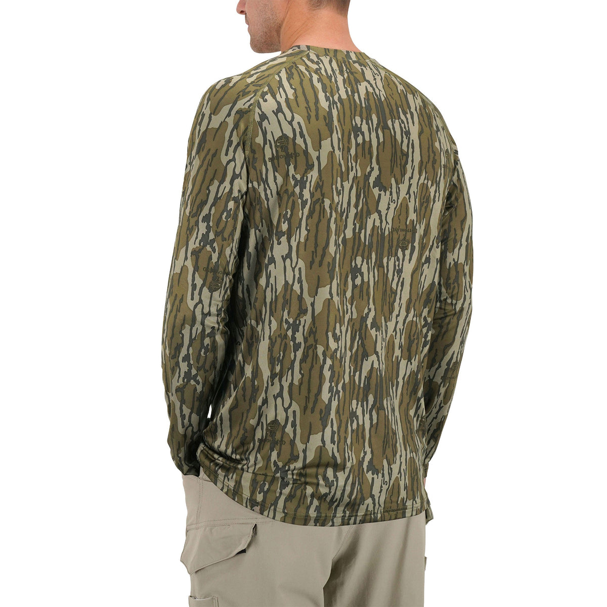 Mens AFTCO Mossy Oak® Camo LS Performance Shirt