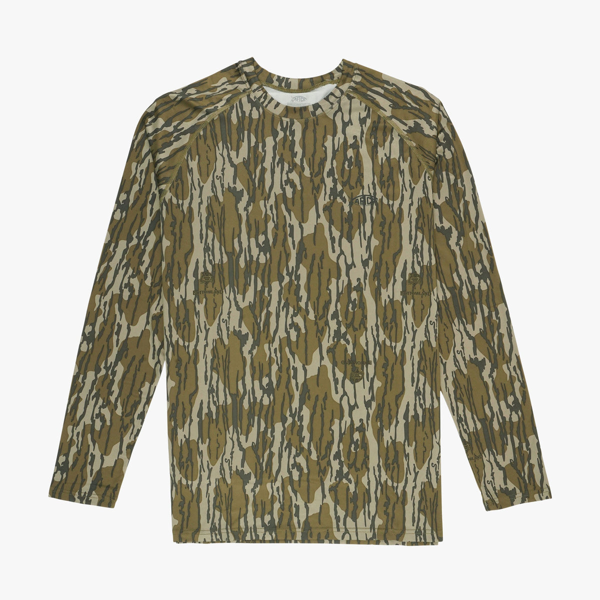 Mens AFTCO Mossy Oak® Camo LS Performance Shirt