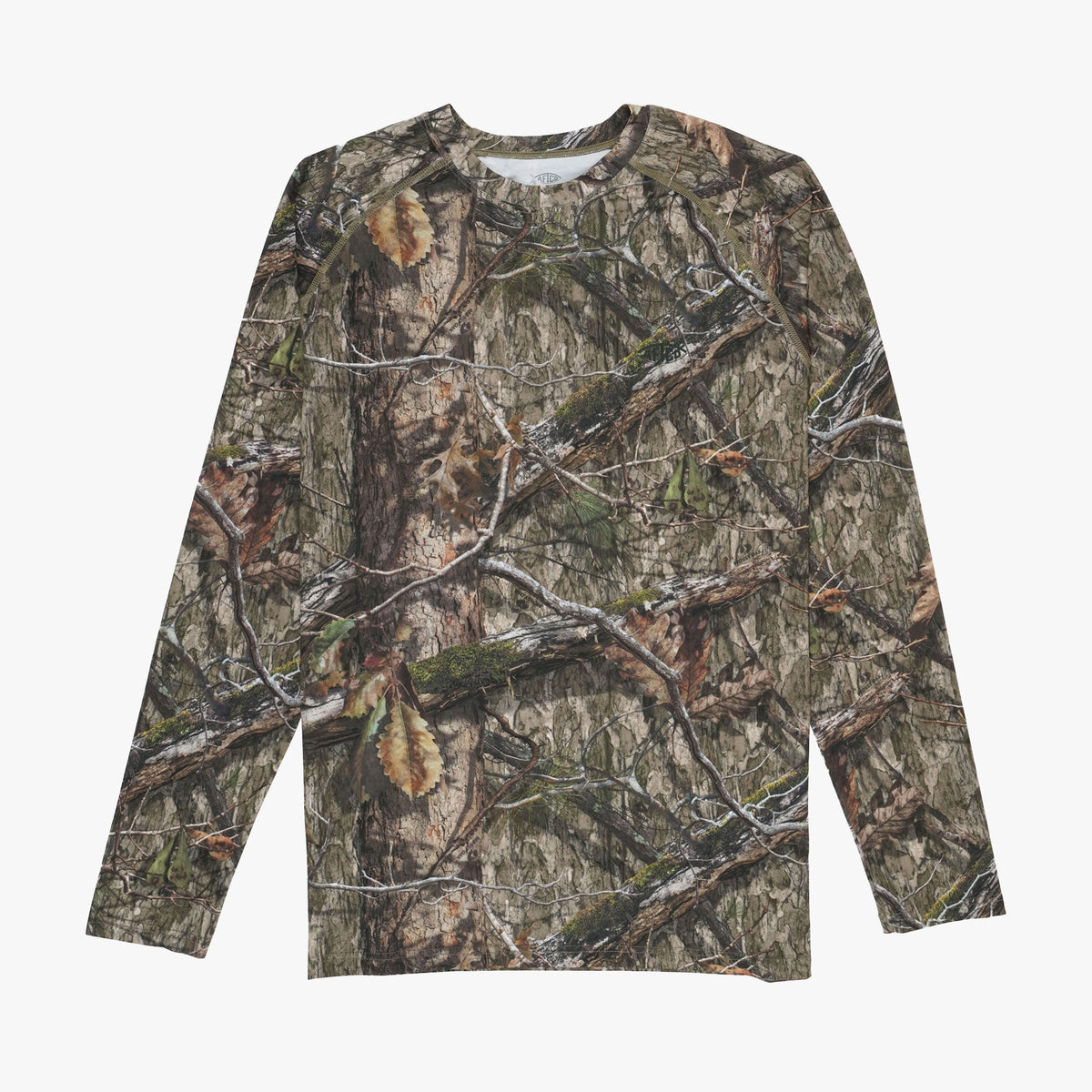 Mens AFTCO Mossy Oak® Camo LS Performance Shirt