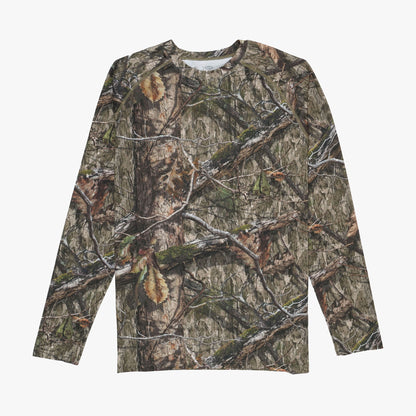 Mens AFTCO Mossy Oak® Camo LS Performance Shirt