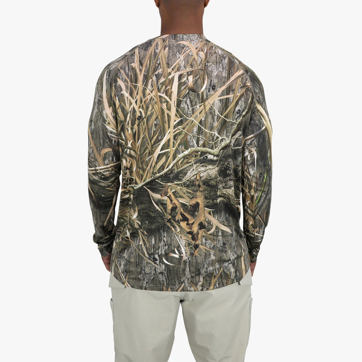 Mens AFTCO Mossy Oak® Camo LS Performance Shirt