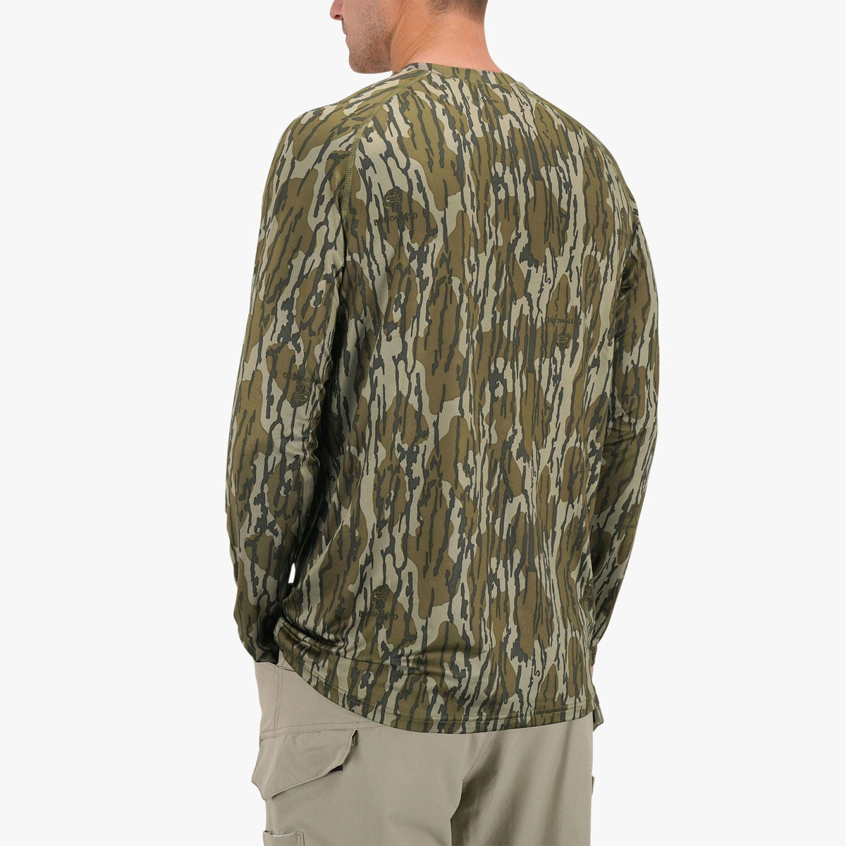 Mens AFTCO Mossy Oak® Camo LS Performance Shirt