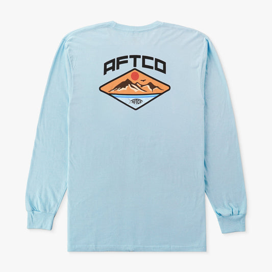 Mens AFTCO Holiday LS T-Shirts