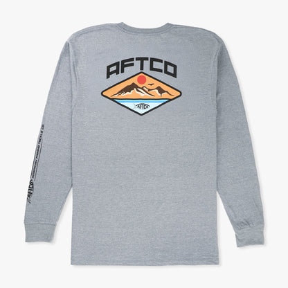 Mens AFTCO Holiday LS T-Shirts