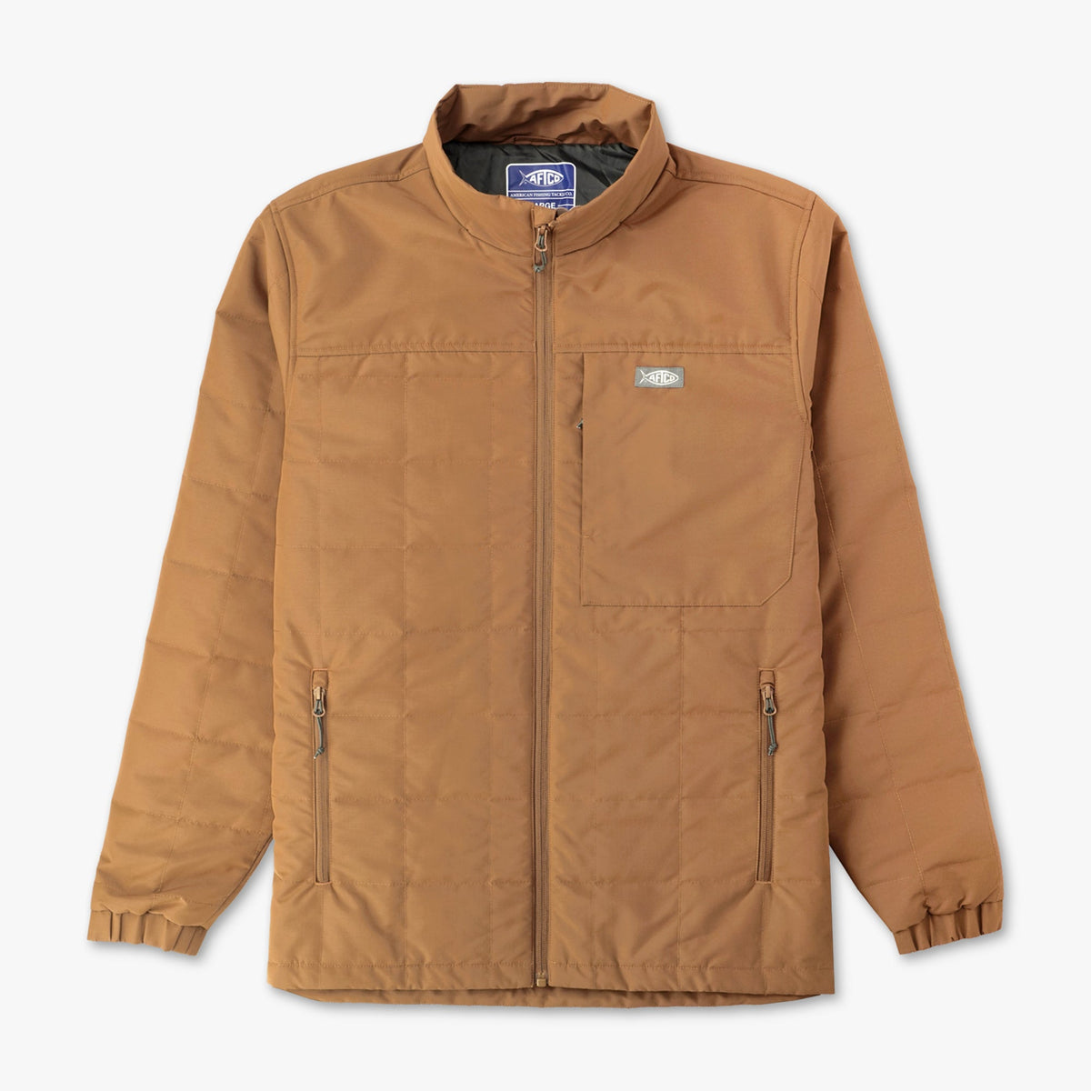 Mens AFTCO Crosswind Insulated Fishing Puffer Jacket