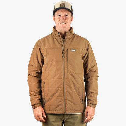 Mens AFTCO Crosswind Insulated Fishing Puffer Jacket