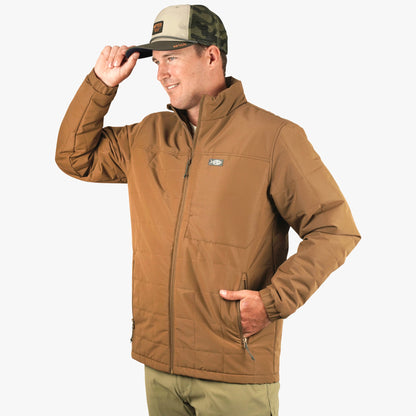 Mens AFTCO Crosswind Insulated Fishing Puffer Jacket