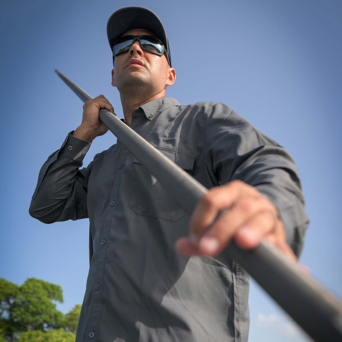 Mens AFTCO Palomar LS Vented Fishing Shirts