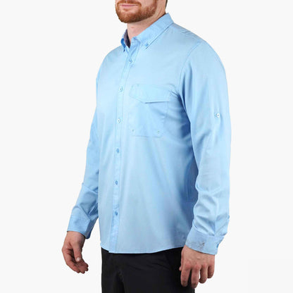 Mens AFTCO Palomar LS Vented Fishing Shirts