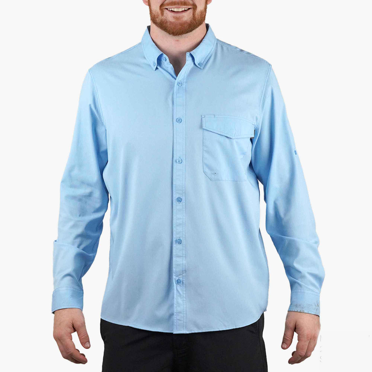 Mens AFTCO Palomar LS Vented Fishing Shirts