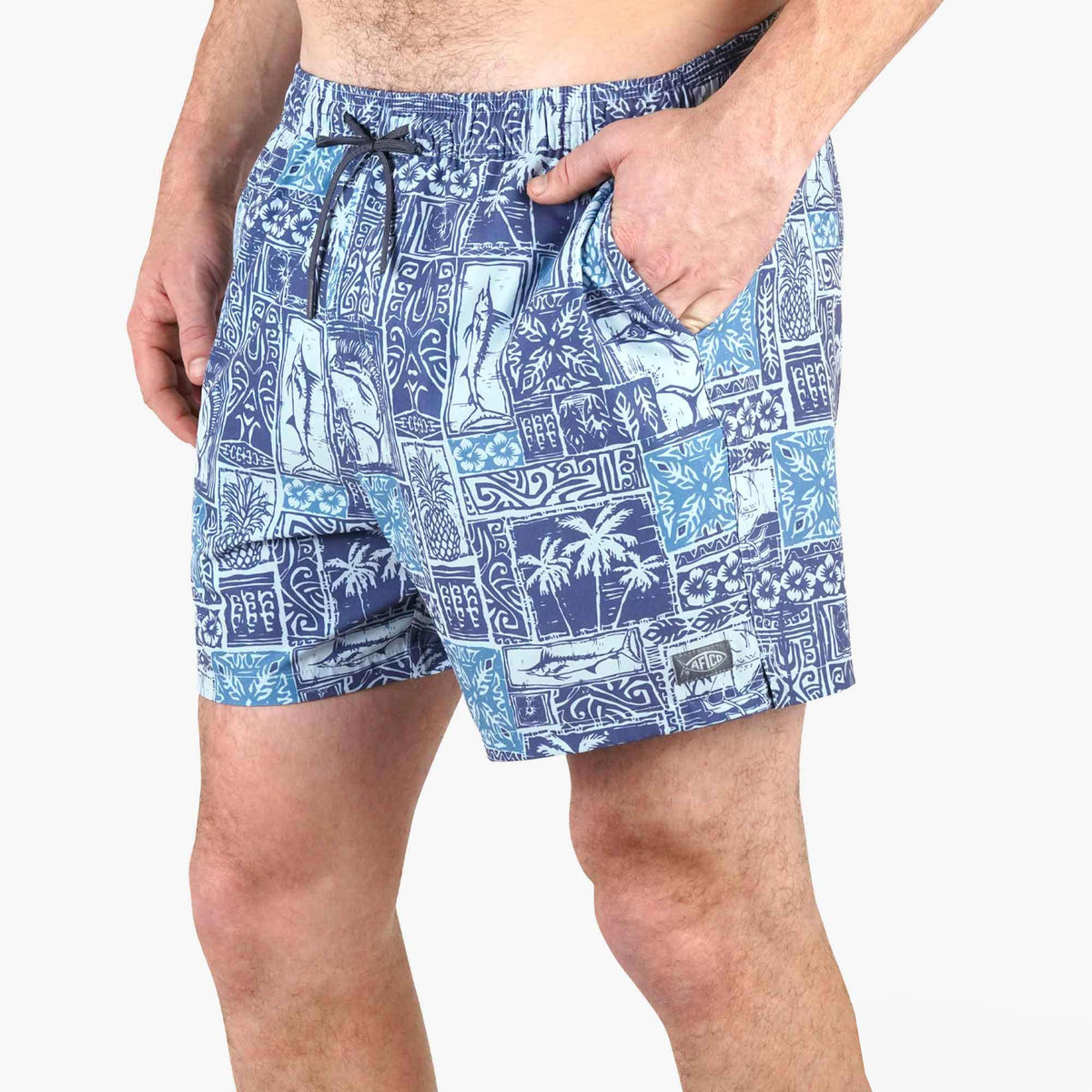 Mens AFTCO Strike Swim Shorts