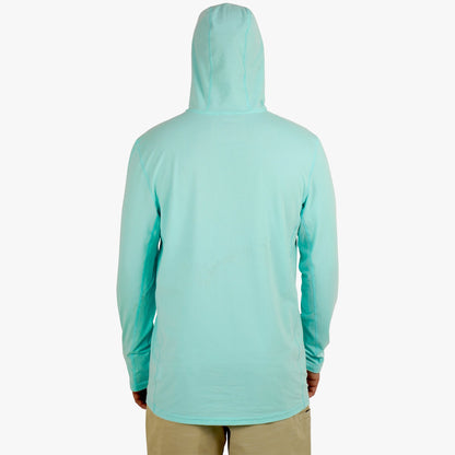 Mens AFTCO Air O Mesh Hooded Fishing Shirt