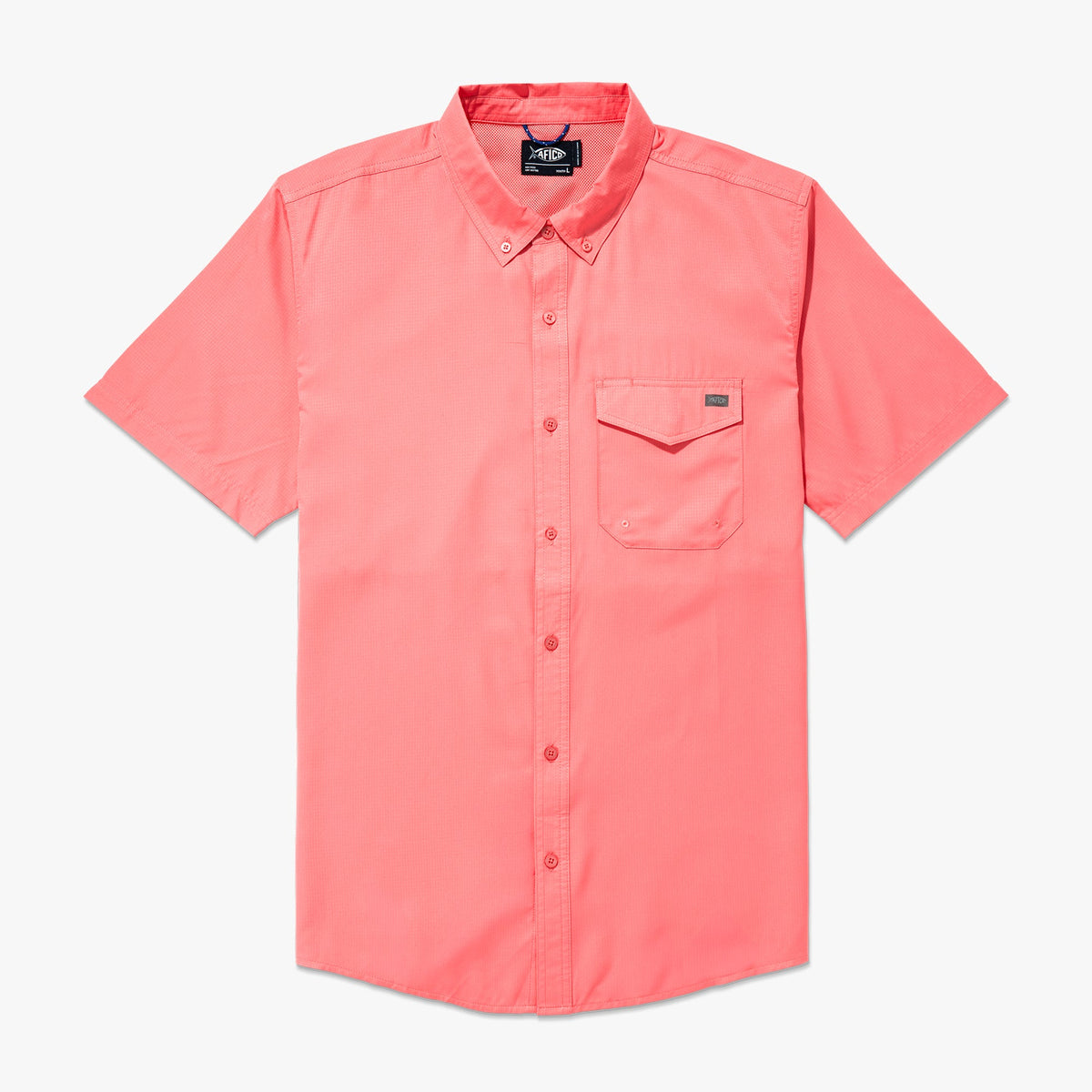 Mens AFTCO Palomar SS Vented Fishing Shirt