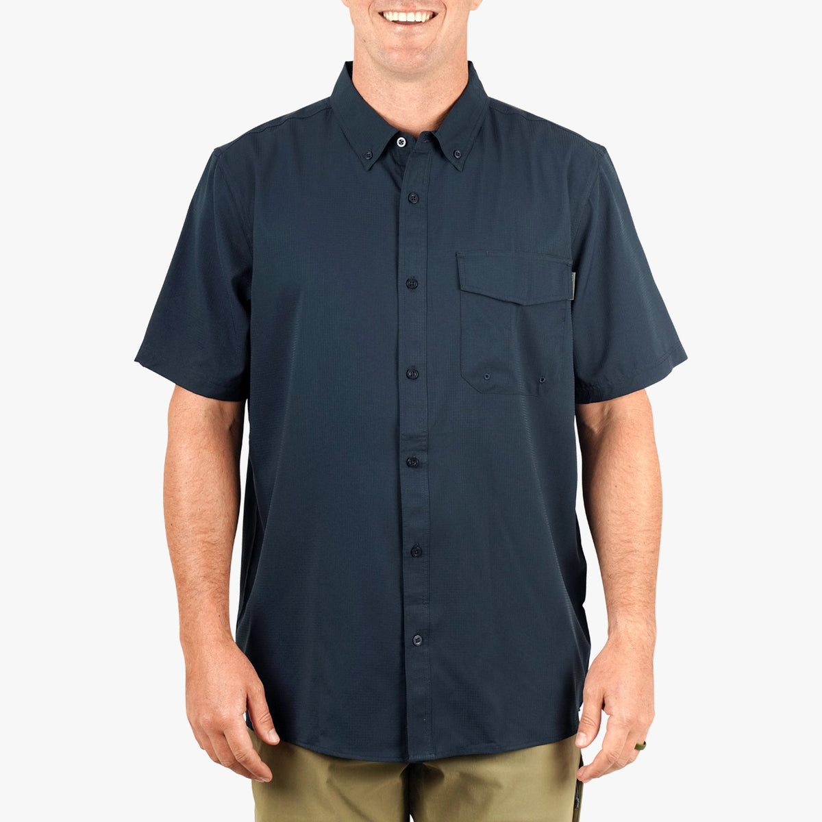 Mens AFTCO Palomar SS Vented Fishing Shirt