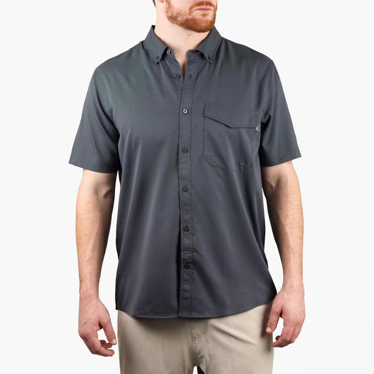 Mens AFTCO Palomar SS Vented Fishing Shirt