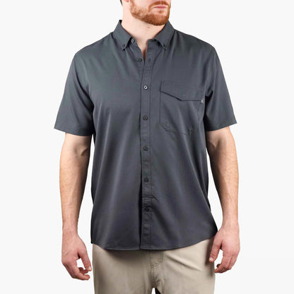 Mens AFTCO Palomar SS Vented Fishing Shirt