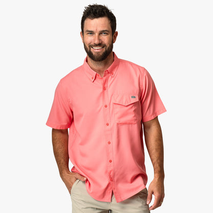 Mens AFTCO Palomar SS Vented Fishing Shirt