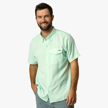 Mens AFTCO Palomar SS Vented Fishing Shirt