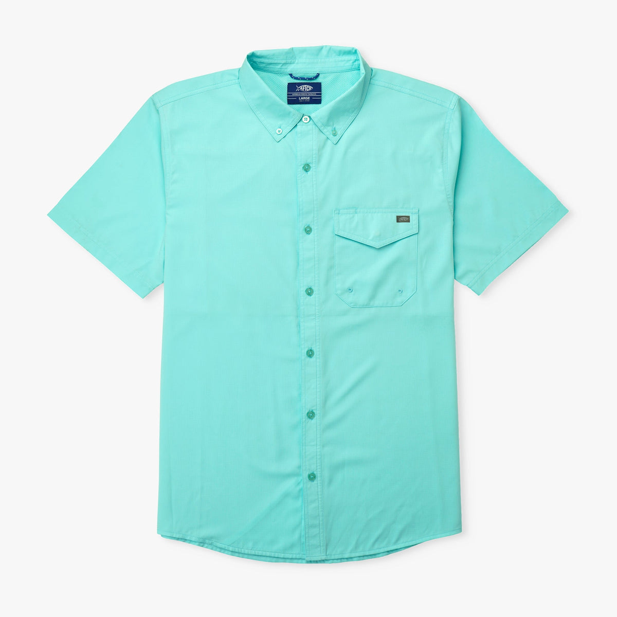 Mens AFTCO Palomar SS Vented Fishing Shirt