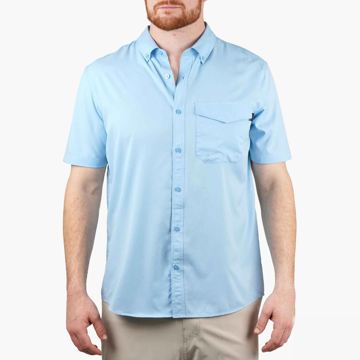 Mens AFTCO Palomar SS Vented Fishing Shirt