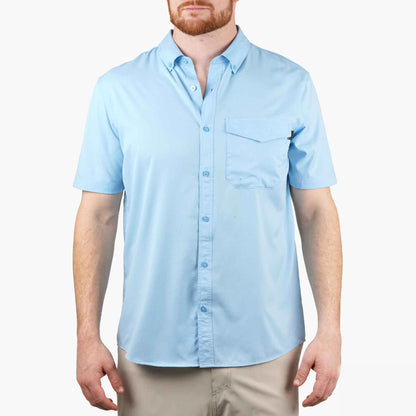 Mens AFTCO Palomar SS Vented Fishing Shirt