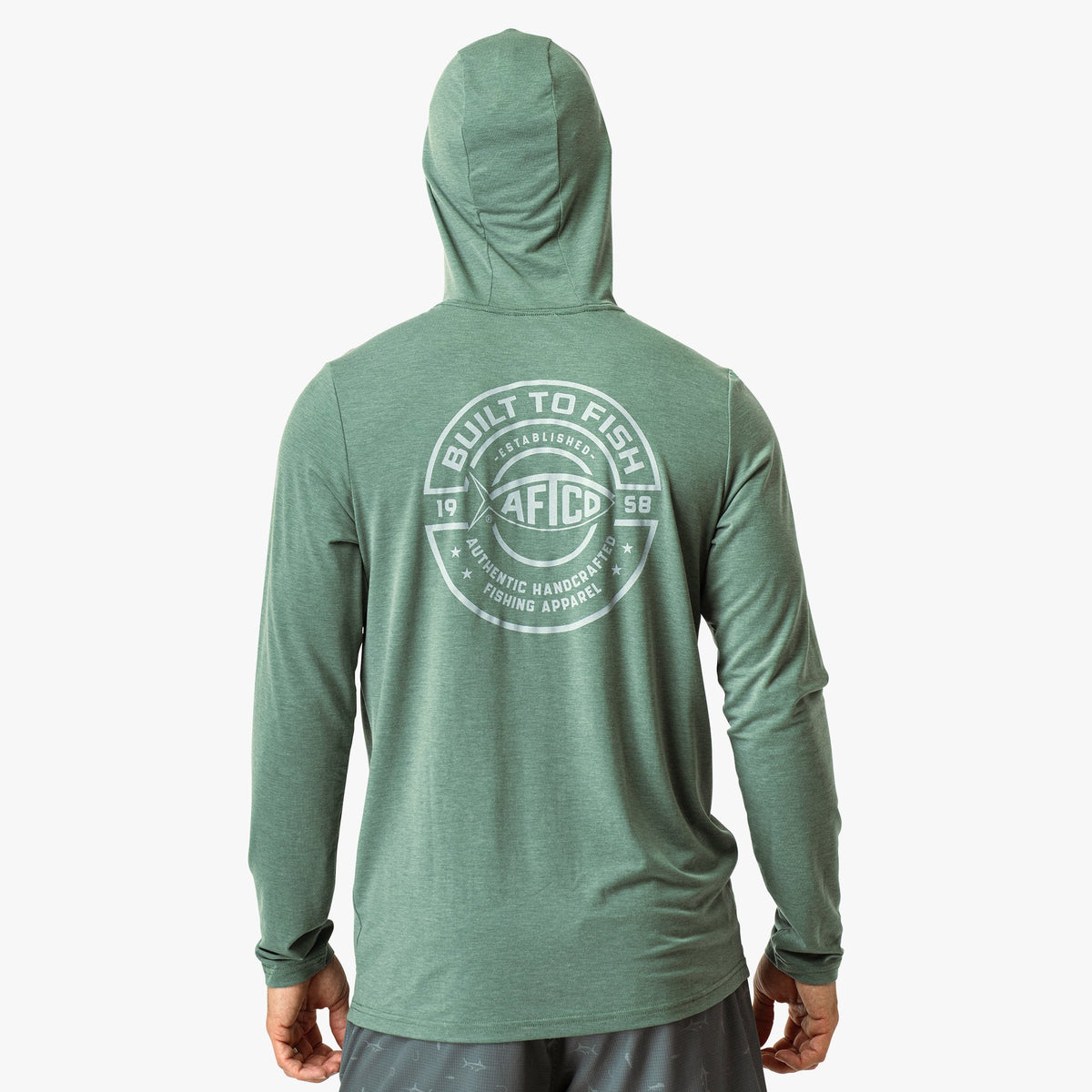 Mens AFTCO Ocean Bound LS UPF Fishing Shirts
