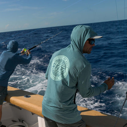 Mens AFTCO Ocean Bound LS UPF Fishing Shirts