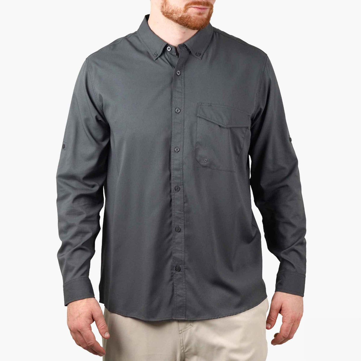 Mens AFTCO Palomar LS Vented Fishing Shirts