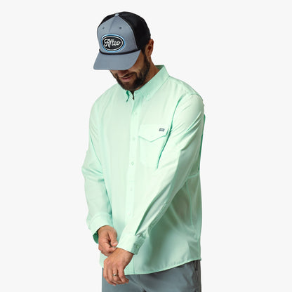 Mens AFTCO Palomar LS Vented Fishing Shirts