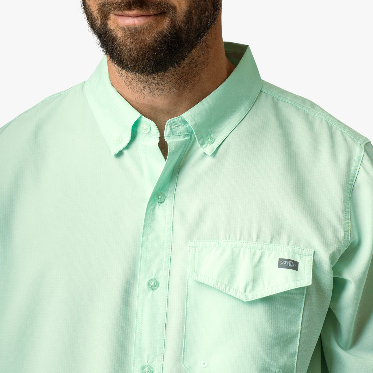 Mens AFTCO Palomar LS Vented Fishing Shirts