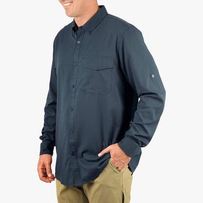Mens AFTCO Palomar LS Vented Fishing Shirts
