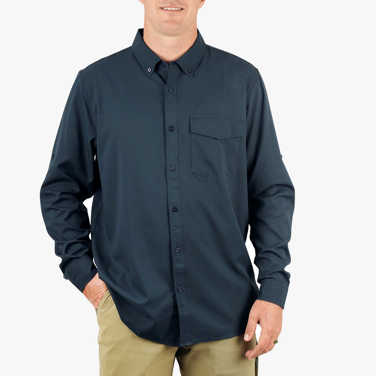 Mens AFTCO Palomar LS Vented Fishing Shirts