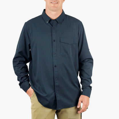 Mens AFTCO Palomar LS Vented Fishing Shirts