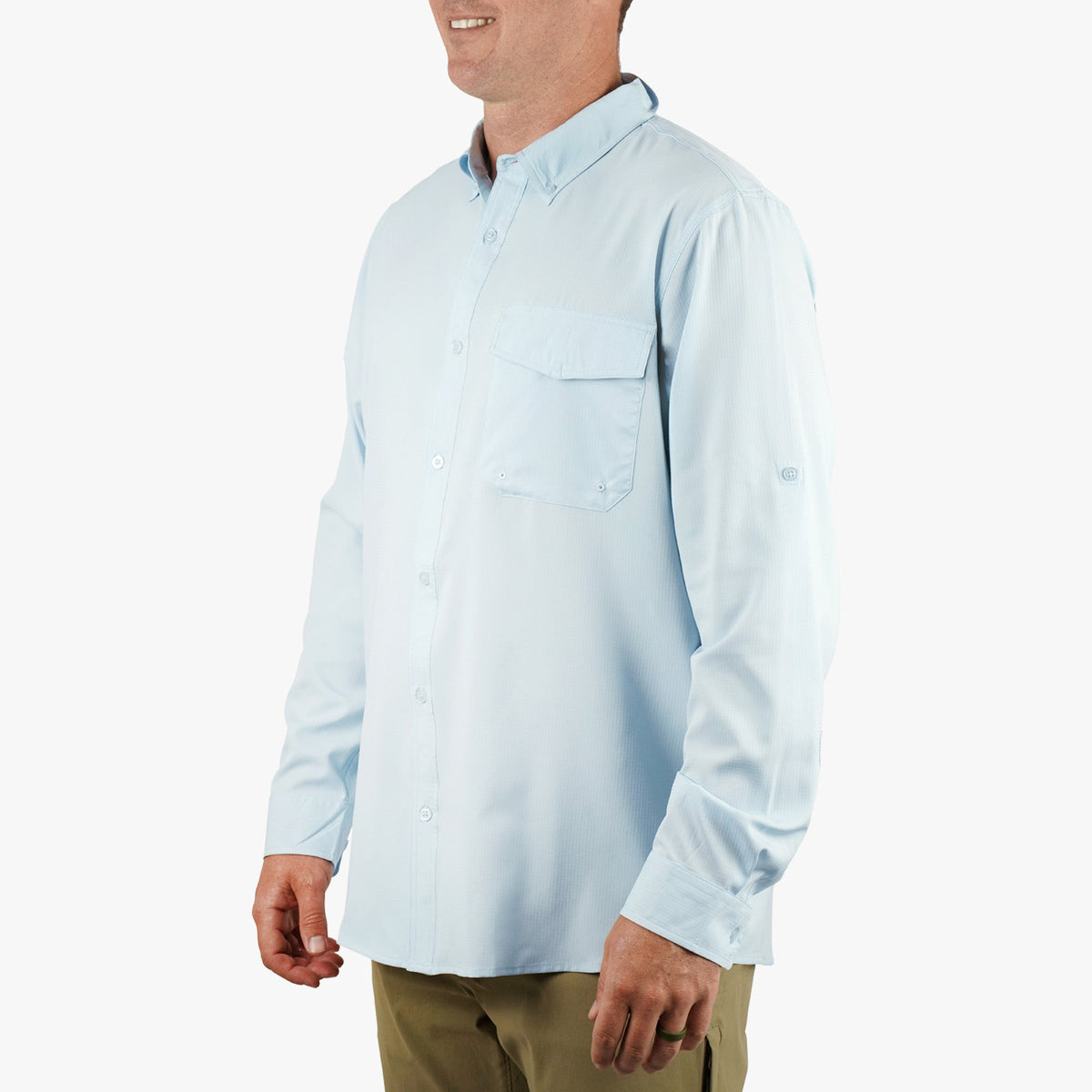 Mens AFTCO Palomar LS Vented Fishing Shirts