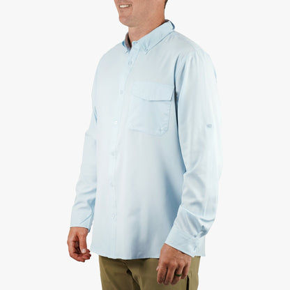 Mens AFTCO Palomar LS Vented Fishing Shirts