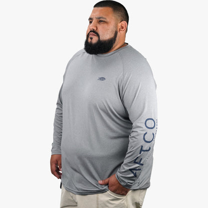 Mens AFTCO Big Guy Samurai LS Performance Shirt