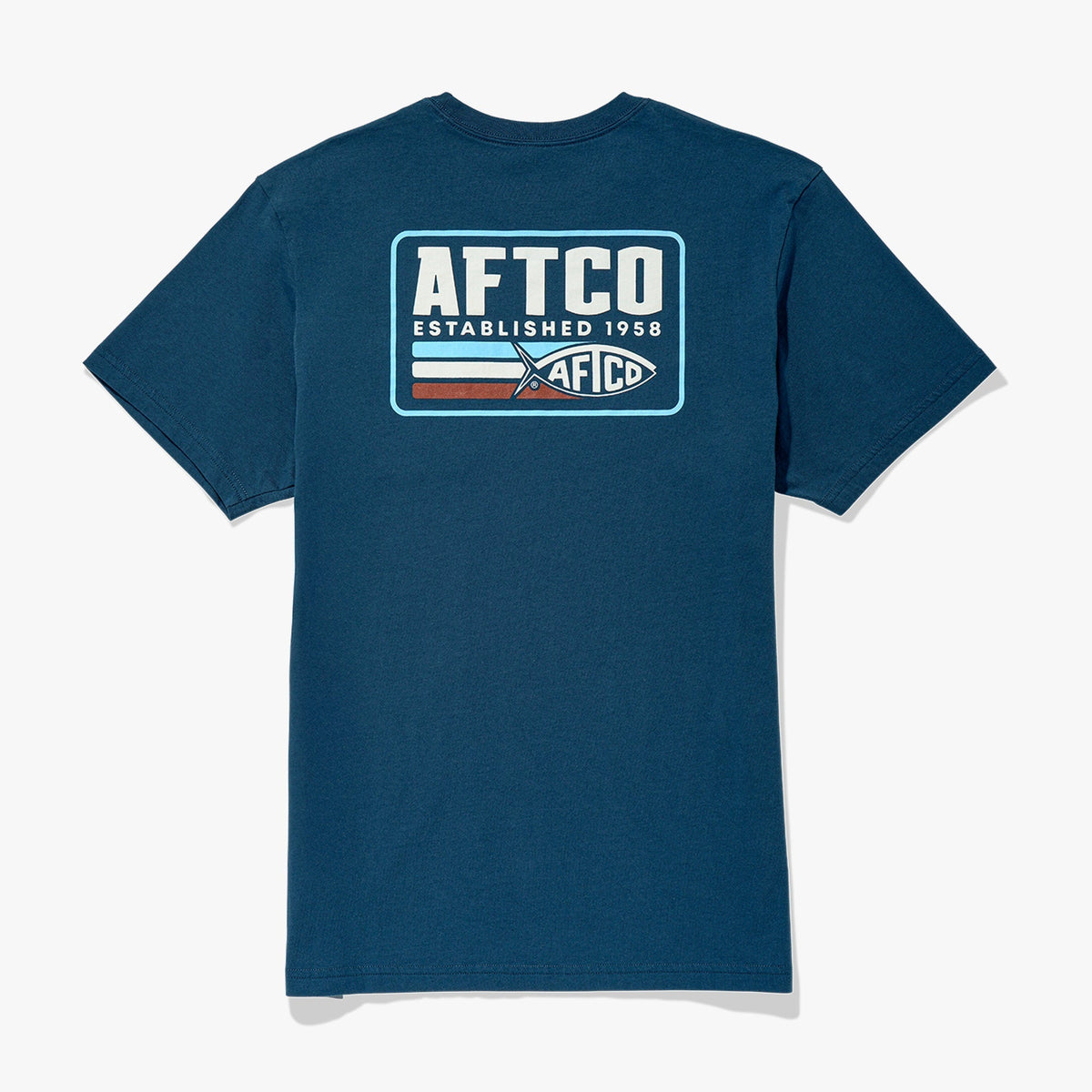Mens AFTCO Strype SS Fishing T-Shirt