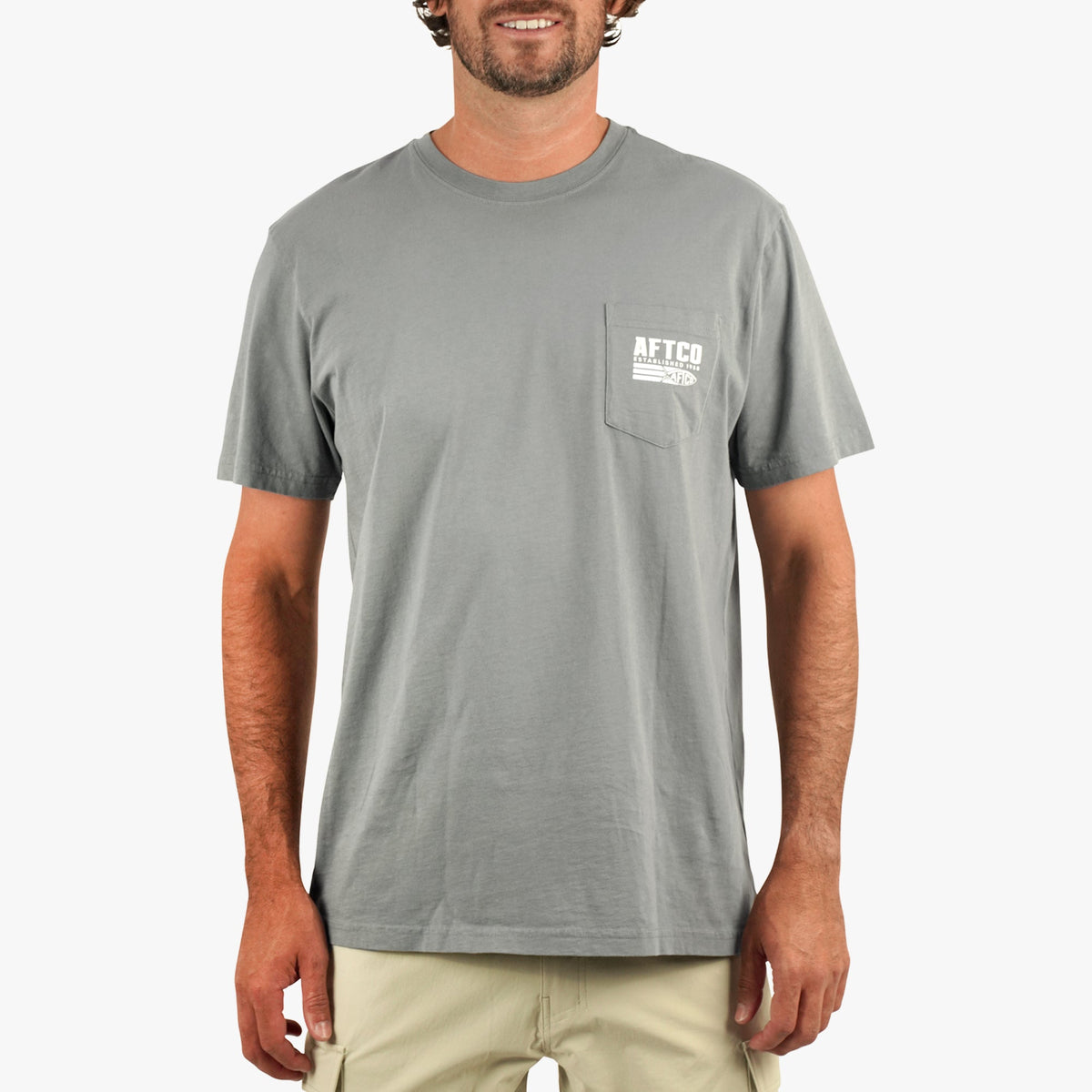Mens AFTCO Strype SS Fishing T-Shirt