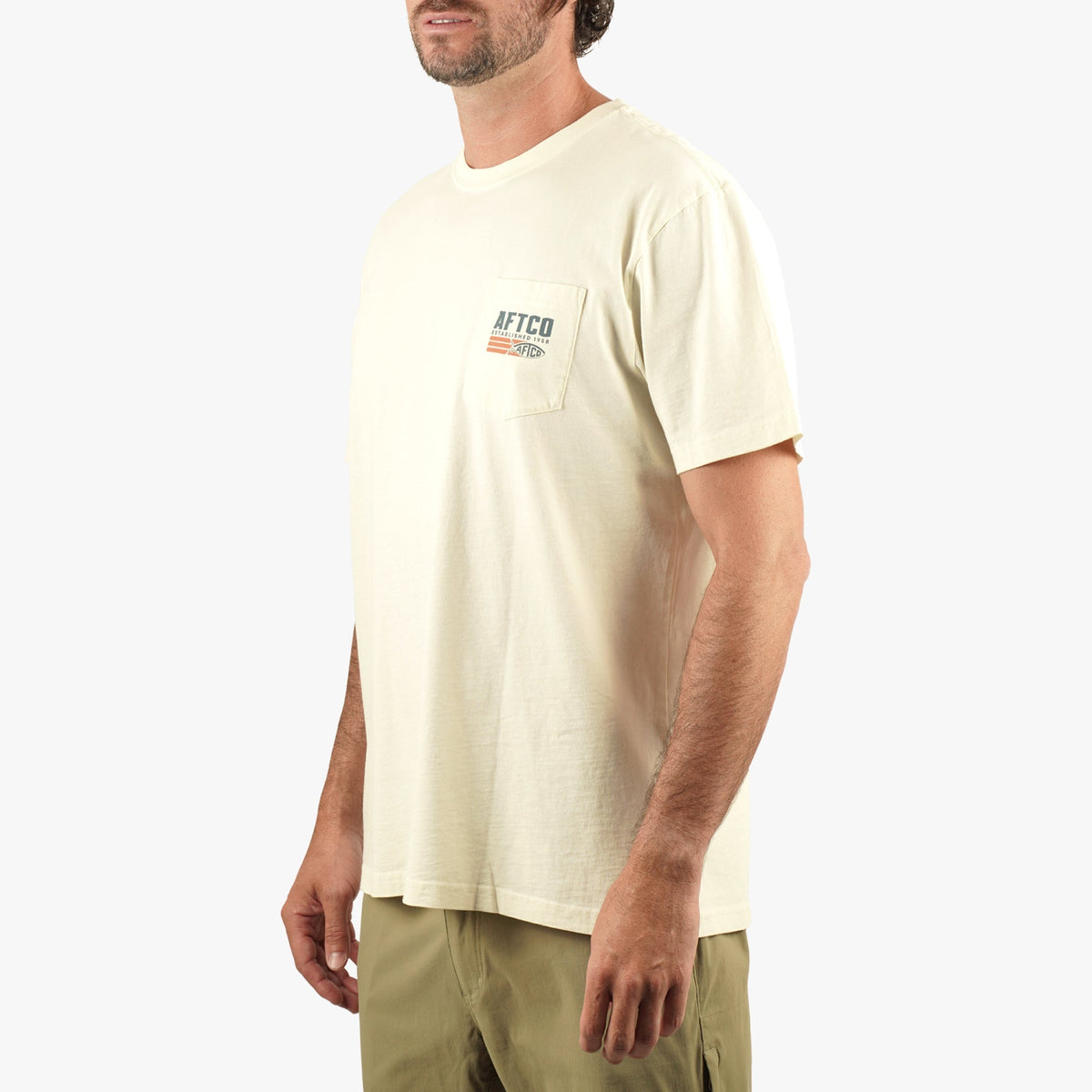 Mens AFTCO Strype SS Fishing T-Shirt