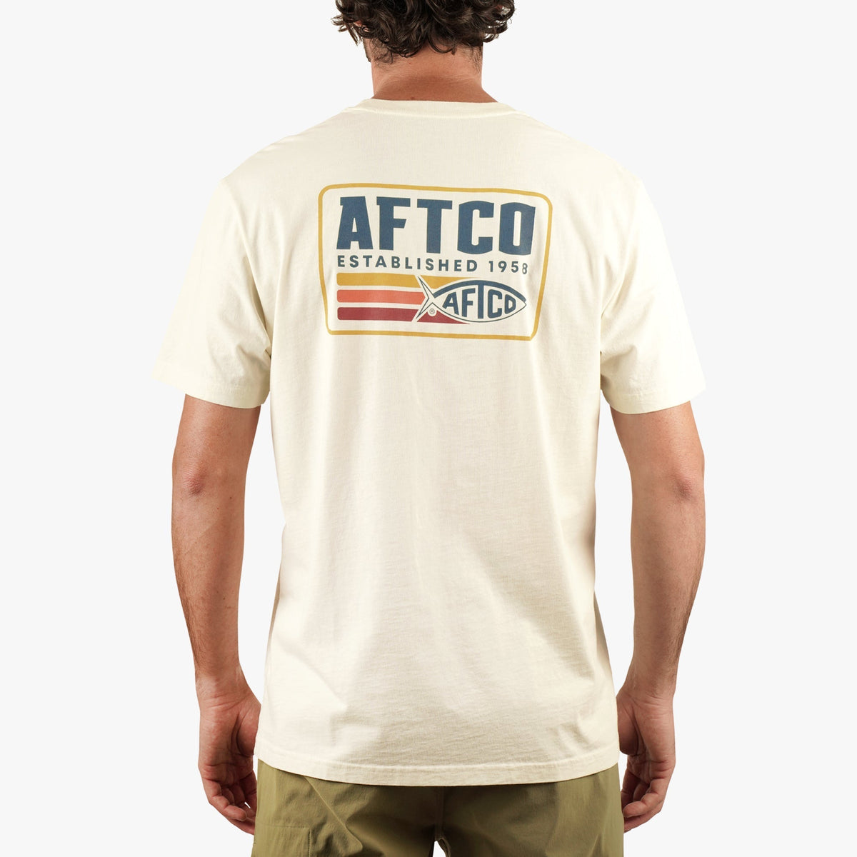 Mens AFTCO Strype SS Fishing T-Shirt