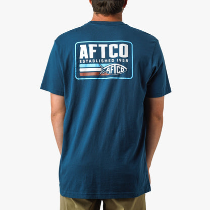 Mens AFTCO Strype SS Fishing T-Shirt