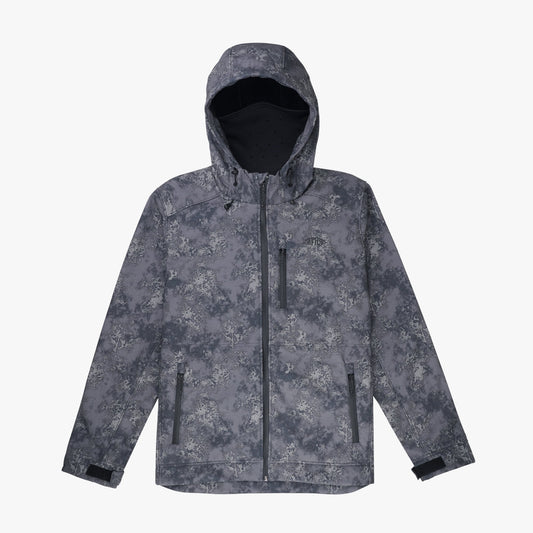 Mens AFTCO Reaper Tactical Zip Up Camo Softshell Jacket