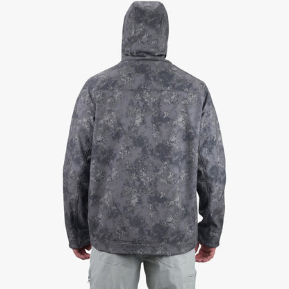 Mens AFTCO Reaper Tactical Zip Up Camo Softshell Jacket