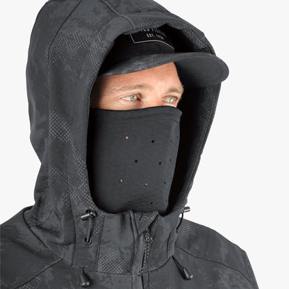 Mens AFTCO Reaper Tactical Zip Up Camo Softshell Jacket