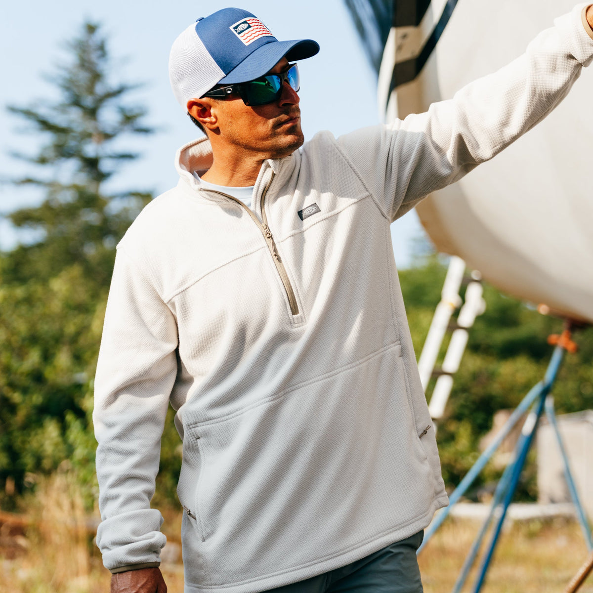 Mens AFTCO Sentinel ¼ Zip Pullover