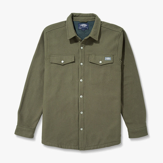 Mens AFTCO Stout Button Up Flannel Shacket