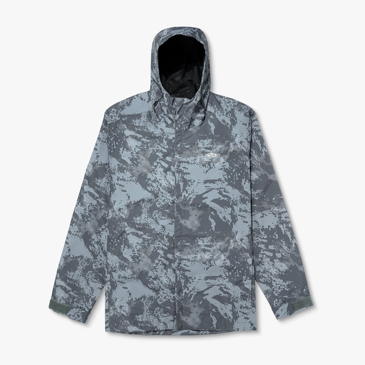 Mens AFTCO Crossing Printed Camo Fishing Jacket